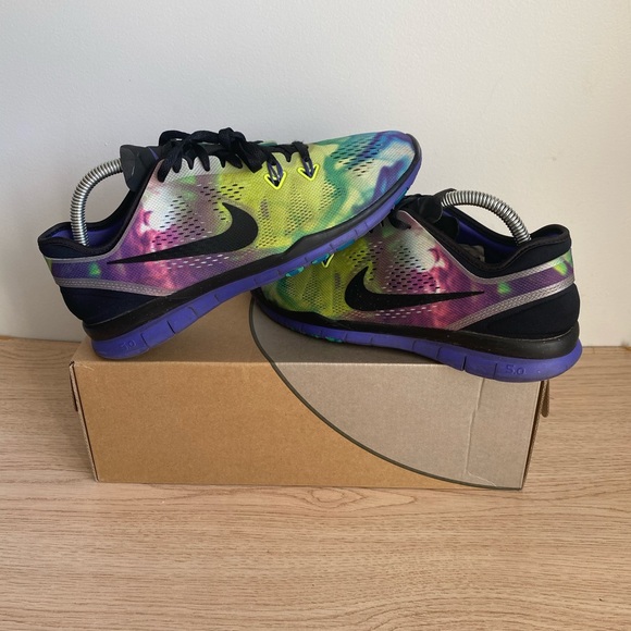 2014 Nike Free 5.0 TR Tie Dye Multicolor Women's running shoes - Size 8.5 - Picture 4 of 13